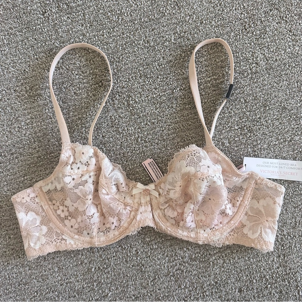 VIctoria Secret Unlined Demi Recycled Yarn Size 34B - Picture 1 of 7